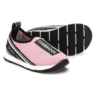 Dolce & Gabbana DG Slip-On Pink Logo Sneakers 23